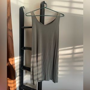 Army Green t-shirt dress.